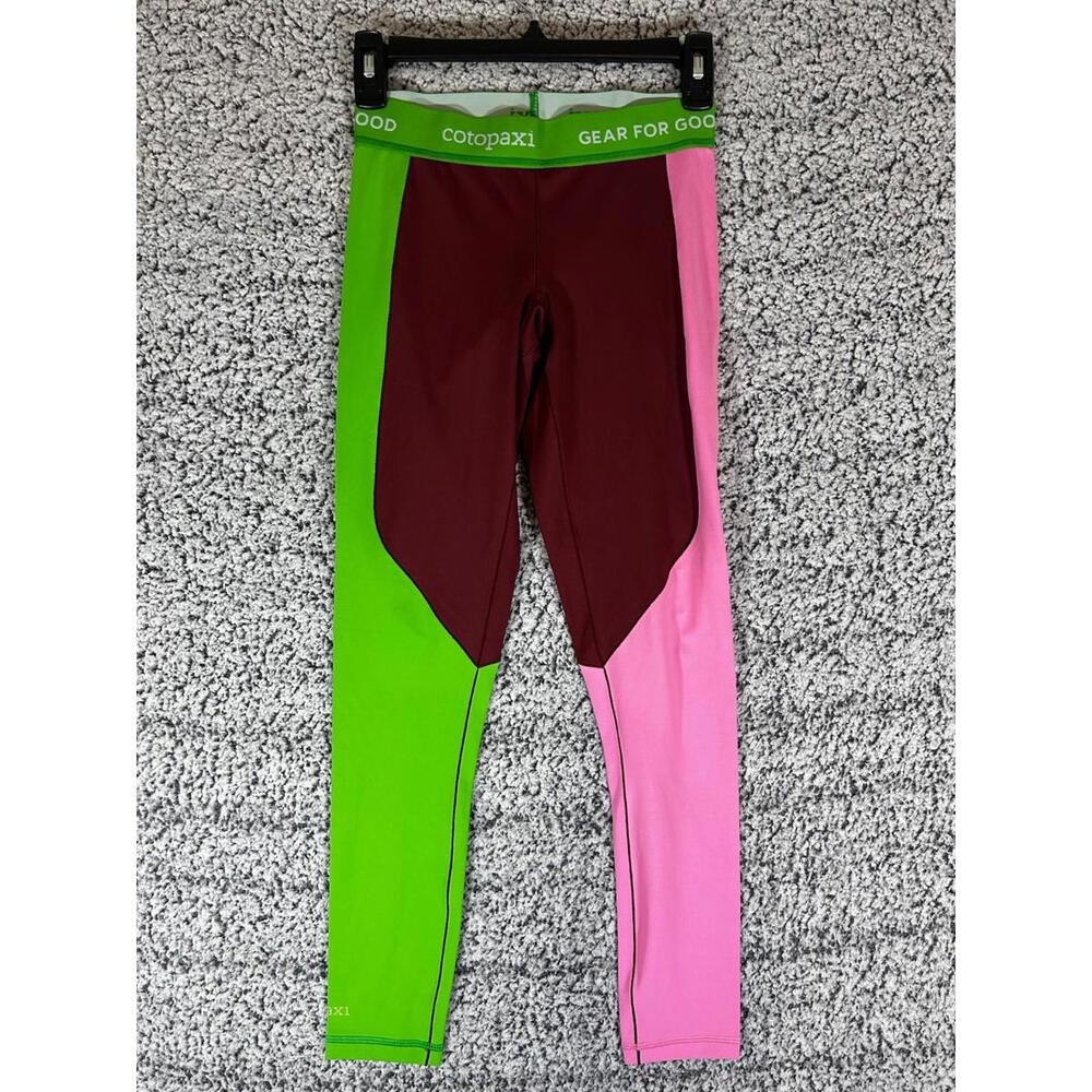 Cotopaxi Haraka Colorblock Baselayer Leggings XS Women Gear For Good NWOT